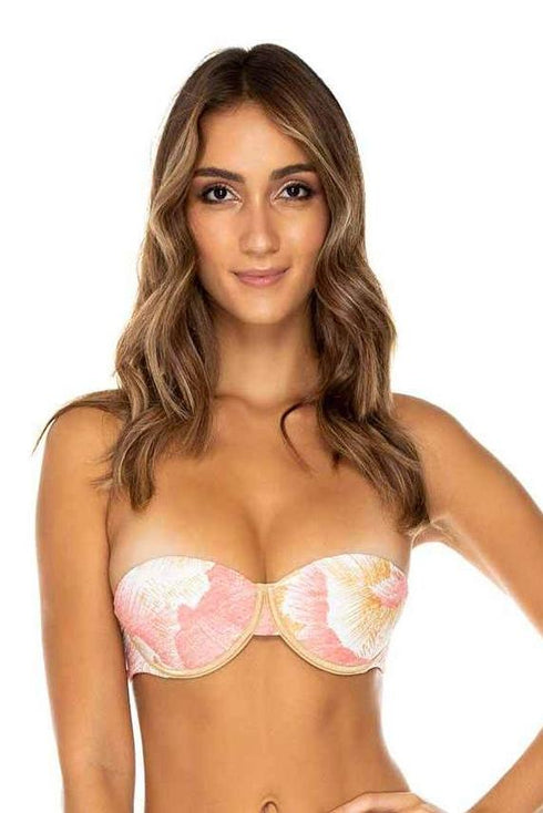 Luli Fama Costa De Luz UNDERWIRE BANDEAU TOP